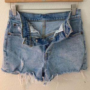 Levi’s 501 high rise shorts